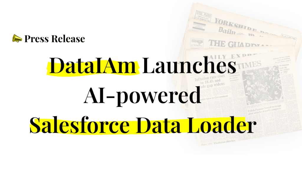 DataIAm Fix & Load: PR/FAQ